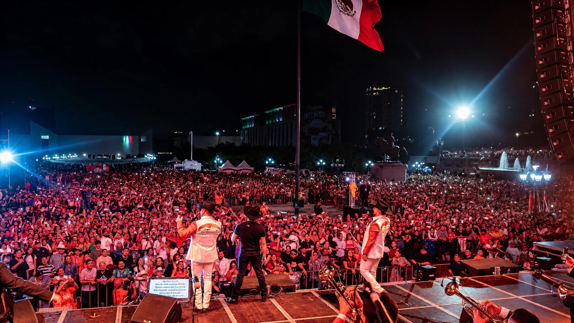 Postal de carretera y cercanía con el público de La Treviñosa Banda Regia