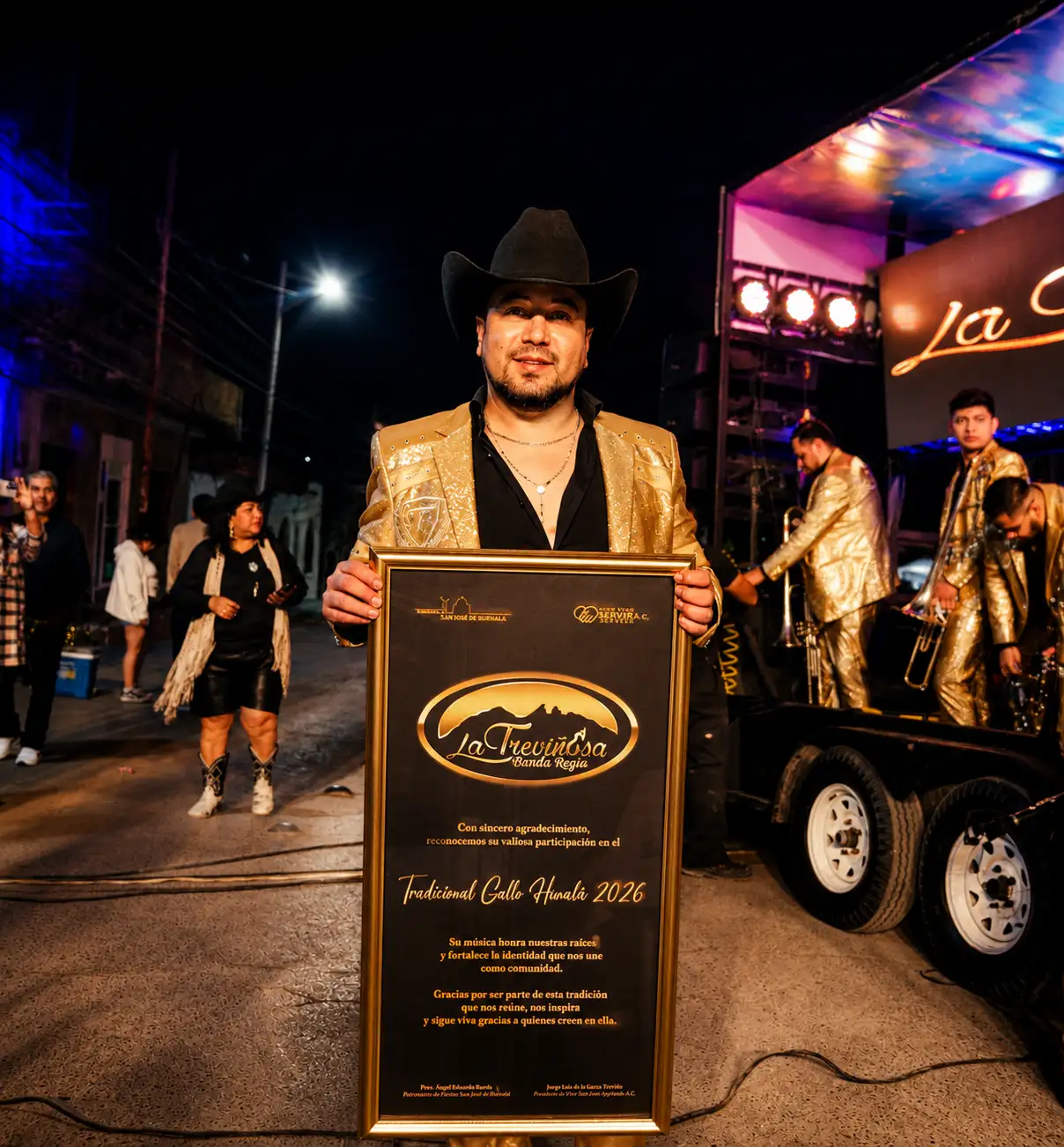 La Treviñosa Banda Regia, presente en la tradición del Gallo Huinalá 2026